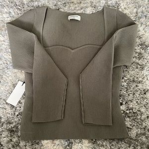 Babaton Sculpt knit Long sleeve top